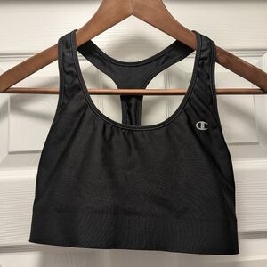 Champion black sports bra size medium